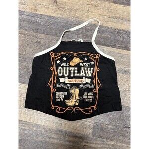 NEW WOMENS WESTERN CROPPED HALTER